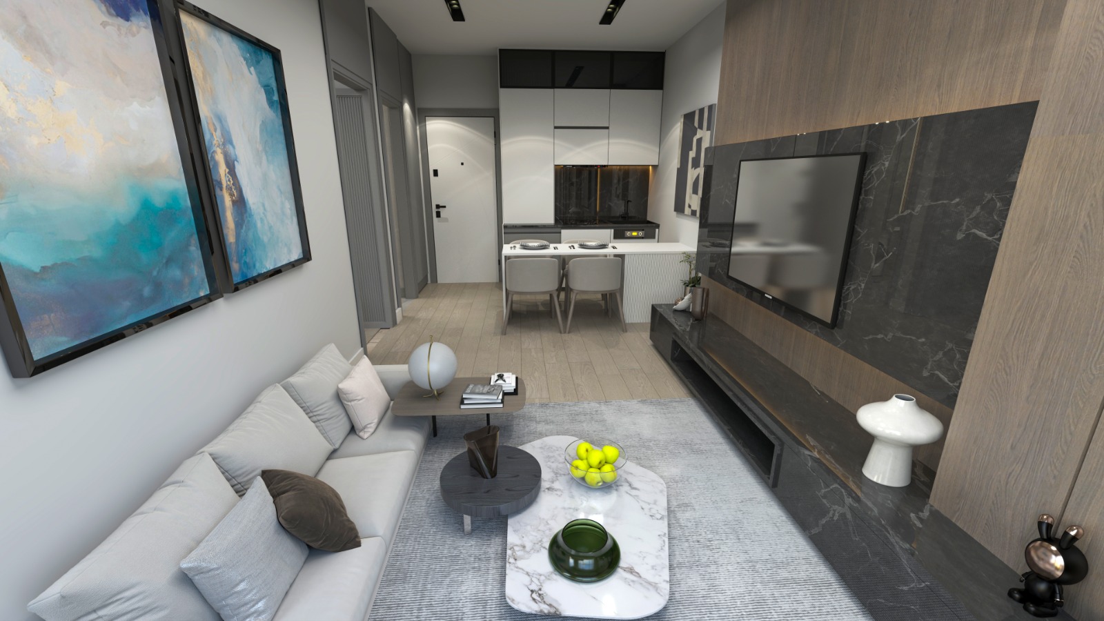 Foresta Cadde 1+1 Daire İç Görseller Uysal Yapı