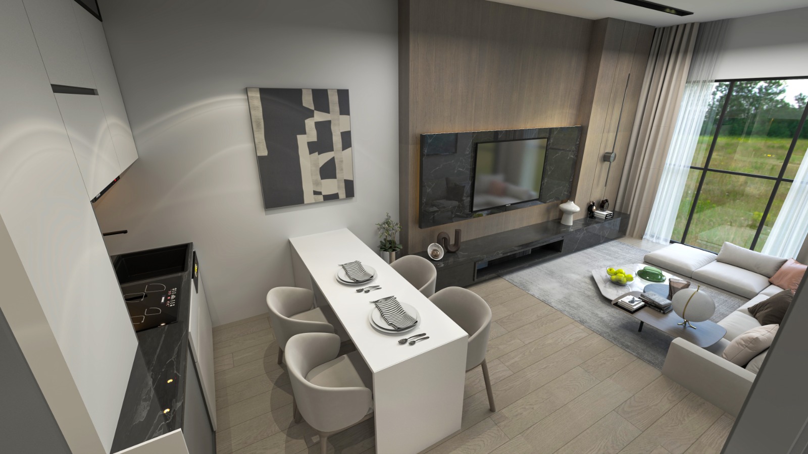 Foresta Cadde 1+1 Daire İç Görseller Uysal Yapı