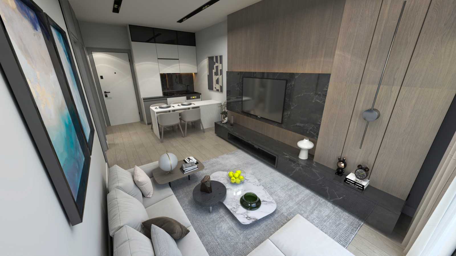 Foresta Cadde 1+1 Daire İç Görseller Uysal Yapı