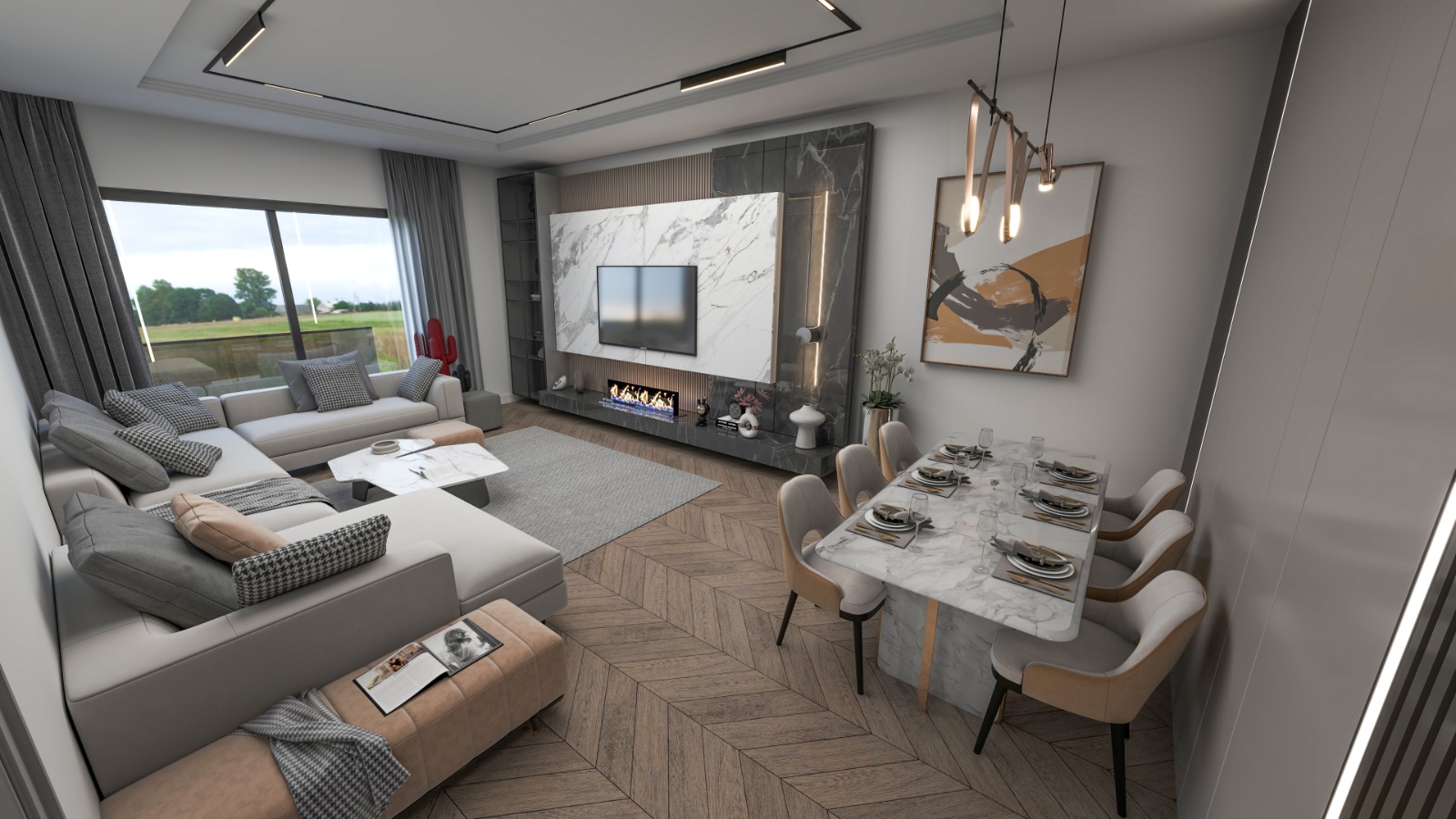 Foresta Cadde 2+1 Daire İç Görseller Uysal Yapı